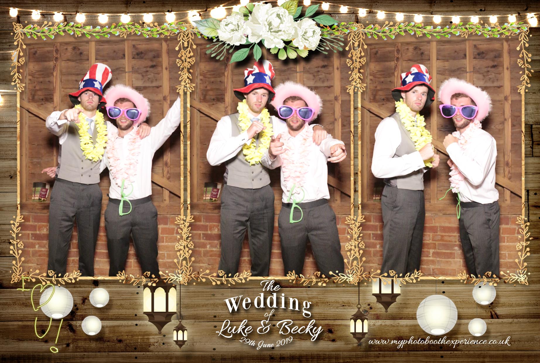 Luke & Becky's Wedding | View more photos from the event at gallery.myphotoboothexperience.co.uk/u/MyPhotoBoothExperienceLtd/Luke-Beckys-Wedding
